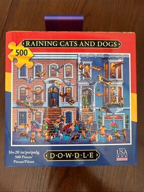 Dowdle Raining Cats and Dogs 500 Pc Puzzle